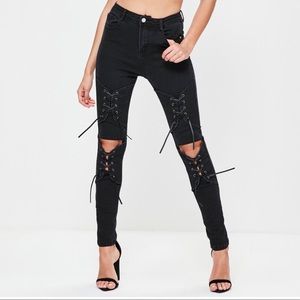 Misguided corset pants NWT
